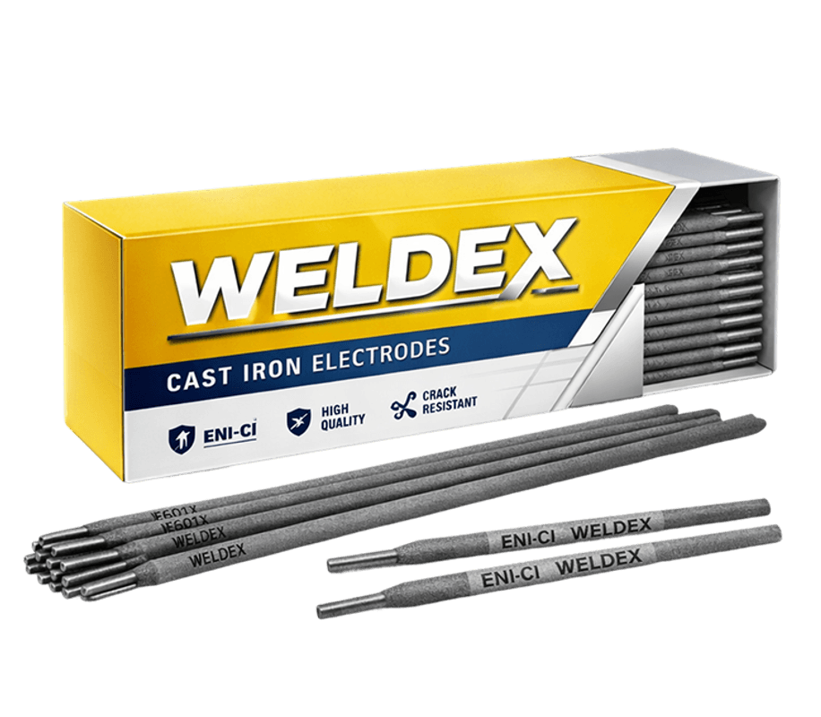 Cast iron welding electrodes