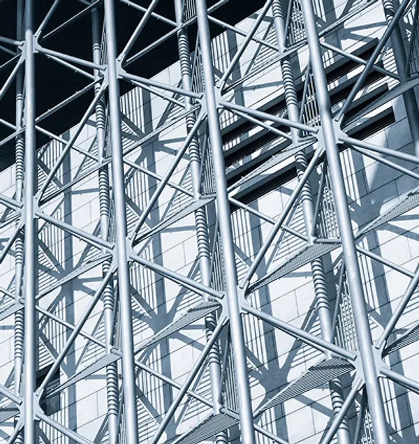 Heavy engineering steel framework