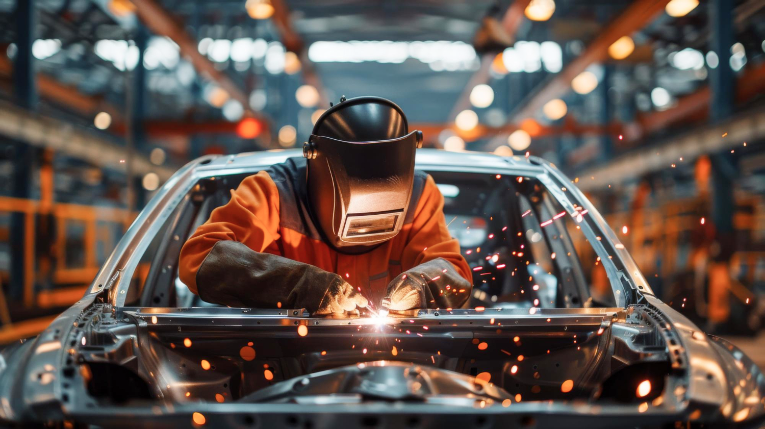 Automotive manufacturing assembly line
